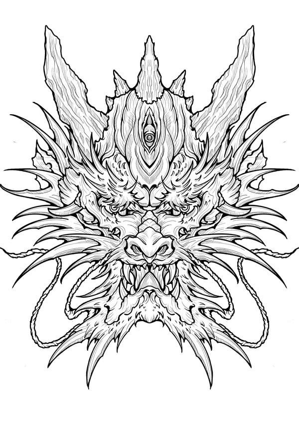 "TRIPLE HORN" TEE BY DIZZY DOAN