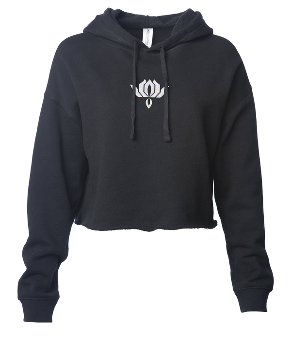 WOMEN'S MONOGRAM LOTVS CROP HOODIE