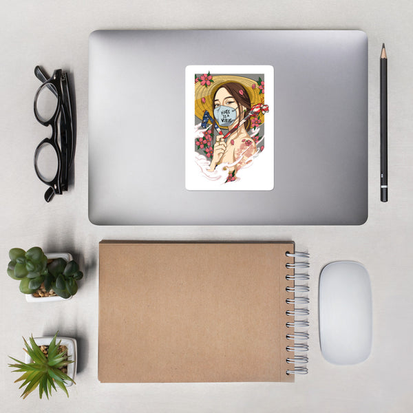 "Model Minority" Sticker