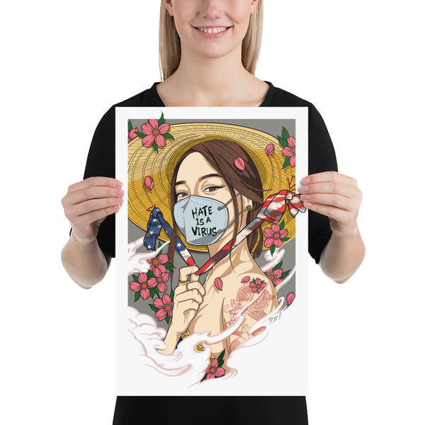 "Model Minority" WHITE (Unframed)