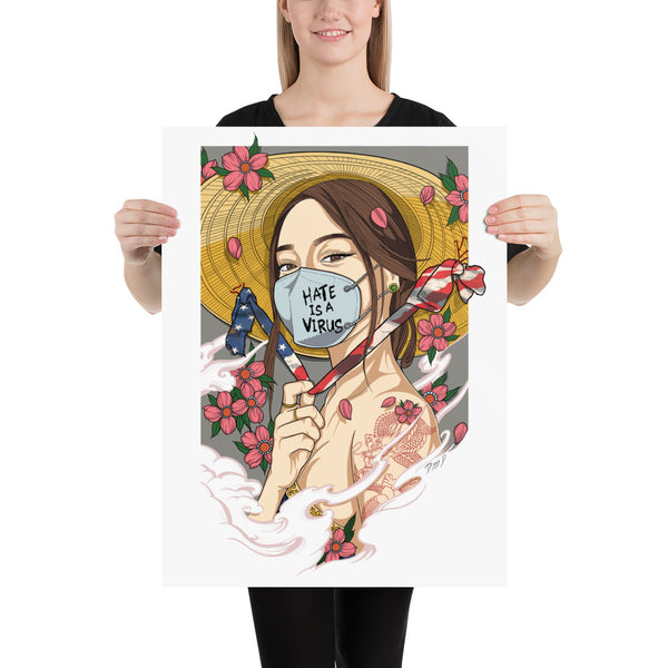 "Model Minority" WHITE (Unframed)