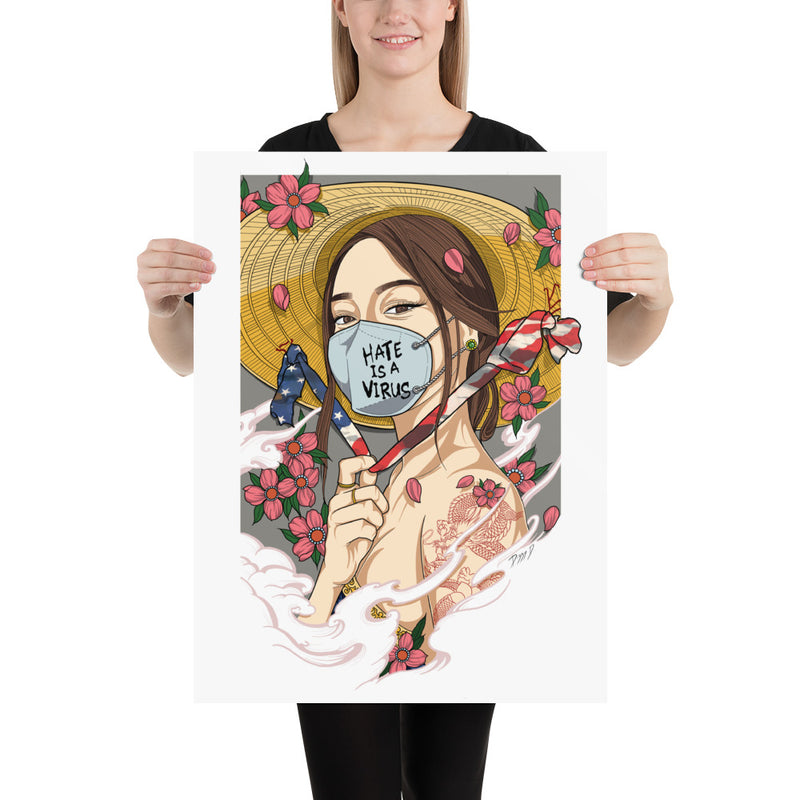 "Model Minority" WHITE (Unframed)